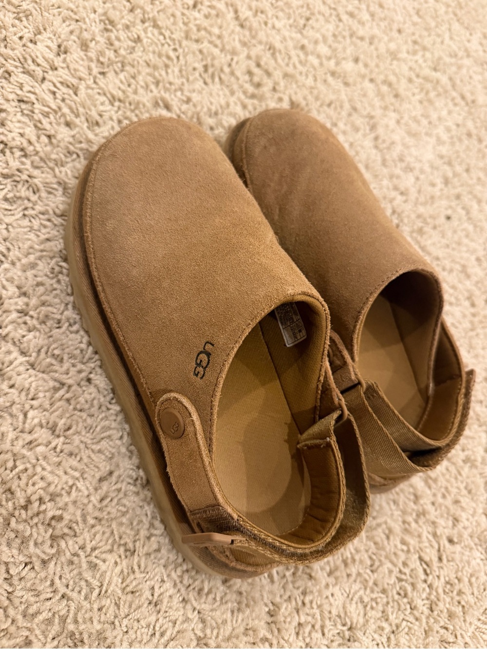 UGG Men’s Tan Suede Slip-On Clog